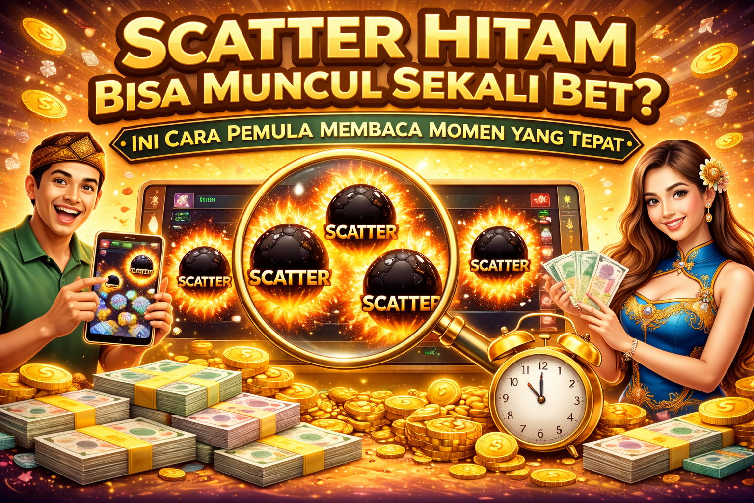 Scatter Hitam Bisa Muncul Sekali Bet Ini Cara Pemula Membaca Momen yang Tepat